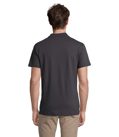 SPRING II MEN Polo 210g - Mausgrau bedrucken, Art.-Nr. S11362-MU-XL