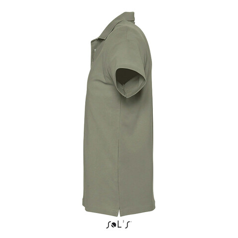 SPRING II MEN Polo 210g - Khaki bedrucken, Art.-Nr. S11362-KH-XXL