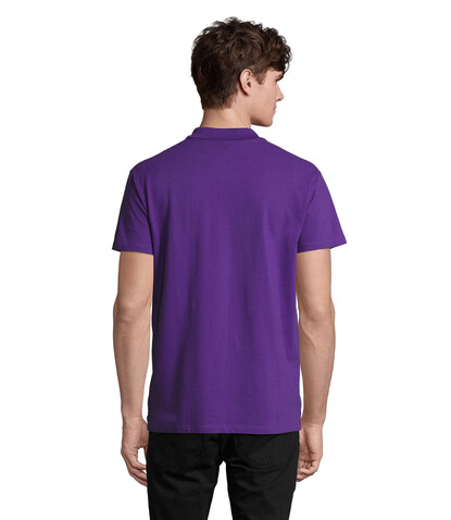SPRING II MEN Polo 210g - Dark Purple bedrucken, Art.-Nr. S11362-DA-XL