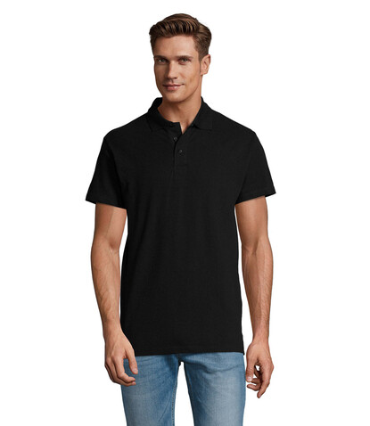 SPRING II MEN Polo 210g - Schwarz bedrucken, Art.-Nr. S11362-BK-M SPRING II MEN Polo 210g - Schwarz bedrucken, Art.-Nr. S11362-BK-M