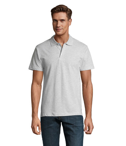 SPRING II MEN Polo 210g - Ash bedrucken, Art.-Nr. S11362-AS-XL SPRING II MEN Polo 210g - Ash bedrucken, Art.-Nr. S11362-AS-XL