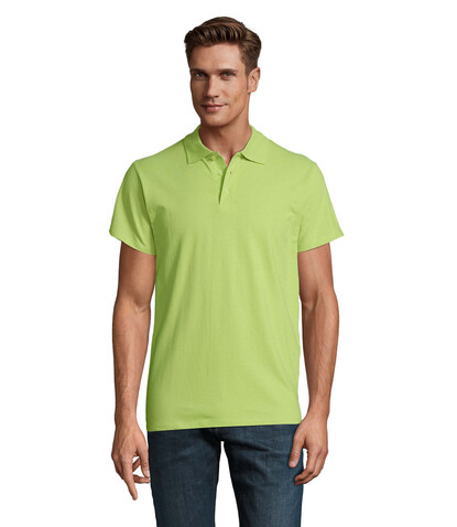 SPRING II MEN Polo 210g - Apple Green bedrucken, Art.-Nr. S11362-AG-XXL