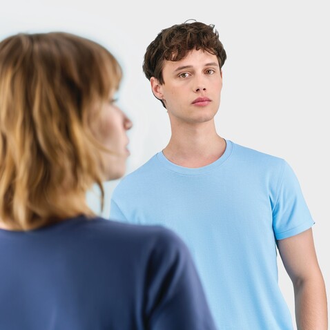 REGENT Uni T-Shirt 150g - Sky Blue bedrucken, Art.-Nr. S11380-SK-XL
