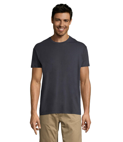 REGENT Uni T-Shirt 150g - Mausgrau bedrucken, Art.-Nr. S11380-MU-XXL REGENT Uni T-Shirt 150g - Mausgrau bedrucken, Art.-Nr. S11380-MU-XXL
