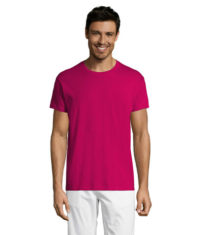 REGENT Uni T-Shirt 150g - Fuchsia bedrucken, Art.-Nr. S11380-FU-XXL REGENT Uni T-Shirt 150g - Fuchsia bedrucken, Art.-Nr. S11380-FU-XXL