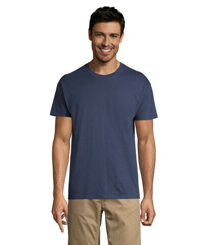 REGENT Uni T-Shirt 150g - Denim bedrucken, Art.-Nr. S11380-DM-XXL