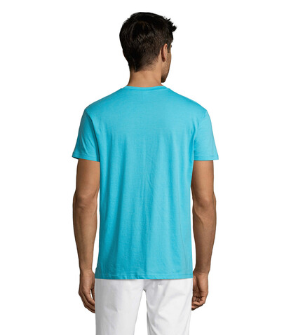 REGENT Uni T-Shirt 150g - Atoll-Blau bedrucken, Art.-Nr. S11380-AL-M