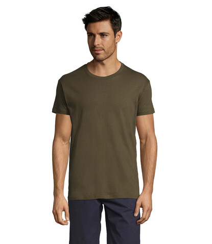 REGENT Uni T-Shirt 150g - Army bedrucken, Art.-Nr. S11380-AR-L REGENT Uni T-Shirt 150g - Army bedrucken, Art.-Nr. S11380-AR-L