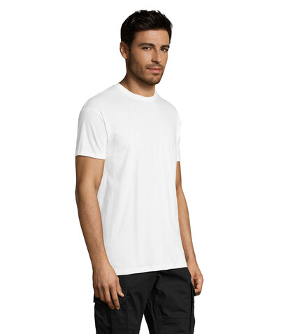 REGENT Uni T-Shirt 150g - White bedrucken, Art.-Nr. S11380-WH-L REGENT Uni T-Shirt 150g - White bedrucken, Art.-Nr. S11380-WH-L