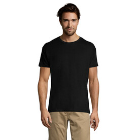 REGENT Uni T-Shirt 150g - Deep Black bedrucken, Art.-Nr. S11380-DB-XXS