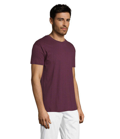 REGENT Uni T-Shirt 150g - Burgundy bedrucken, Art.-Nr. S11380-BG-XXL