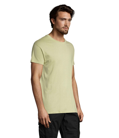 REGENT Uni T-Shirt 150g - Sage Green bedrucken, Art.-Nr. S11380-SG-L REGENT Uni T-Shirt 150g - Sage Green bedrucken, Art.-Nr. S11380-SG-L