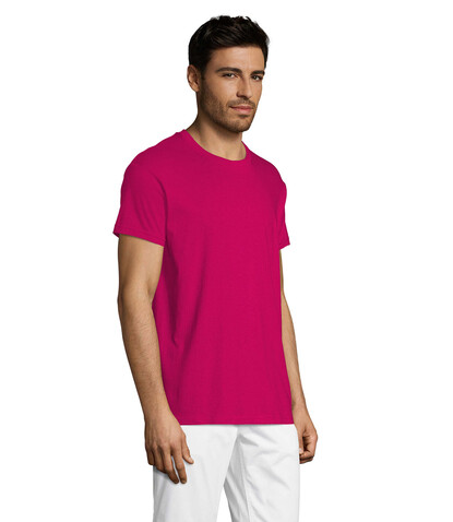 REGENT Uni T-Shirt 150g - Fuchsia bedrucken, Art.-Nr. S11380-FU-XXL REGENT Uni T-Shirt 150g - Fuchsia bedrucken, Art.-Nr. S11380-FU-XXL