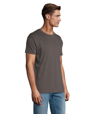 REGENT Uni T-Shirt 150g - Dunkelgrau bedrucken, Art.-Nr. S11380-DG-L REGENT Uni T-Shirt 150g - Dunkelgrau bedrucken, Art.-Nr. S11380-DG-L