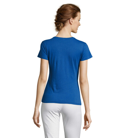 MISS DAMENT-SHIRT 150g - Royal Blue bedrucken, Art.-Nr. S11386-RB-XL