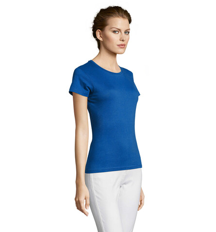 MISS DAMENT-SHIRT 150g - Royal Blue bedrucken, Art.-Nr. S11386-RB-XL