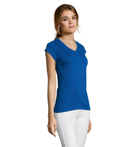 MOON DAMENT-SHIRT 150g - Royal Blue bedrucken, Art.-Nr. S11388-RB-XL