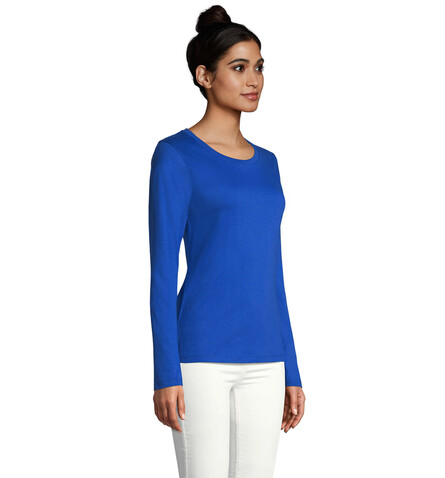 MAJESTIC DAMENT-SHIRT 150g - Royal Blue bedrucken, Art.-Nr. S11425-RB-XL MAJESTIC DAMENT-SHIRT 150g - Royal Blue bedrucken, Art.-Nr. S11425-RB-XL