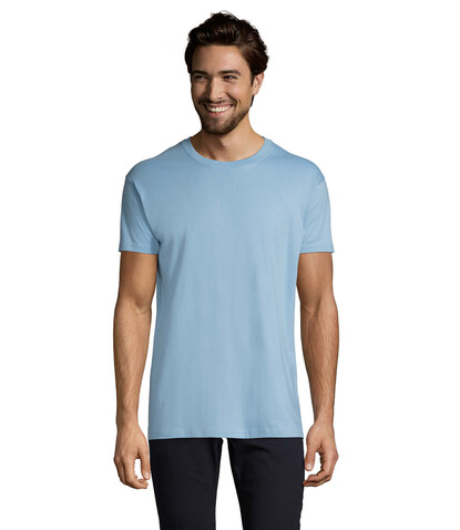 IMPERIAL MEN T-Shirt 190g - Sky Blue bedrucken, Art.-Nr. S11500-SK-4XL IMPERIAL MEN T-Shirt 190g - Sky Blue bedrucken, Art.-Nr. S11500-SK-4XL
