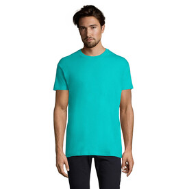 IMPERIAL MEN T-Shirt 190g - Karibik Blau bedrucken, Art.-Nr. S11500-CB-3XL