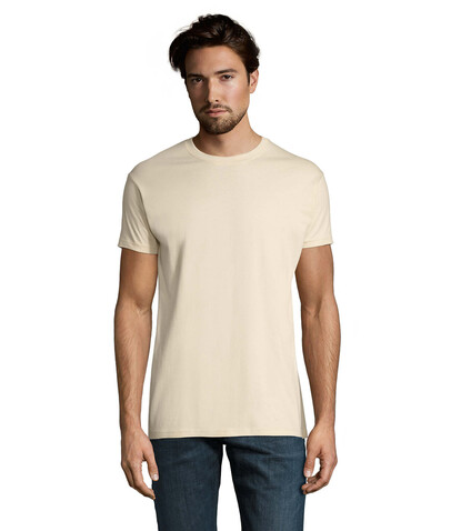 IMPERIAL MEN T-Shirt 190g - Cream bedrucken, Art.-Nr. S11500-CM-L