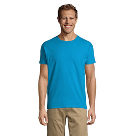 IMPERIAL MEN T-Shirt 190g - Aqua bedrucken, Art.-Nr. S11500-AQ-XS