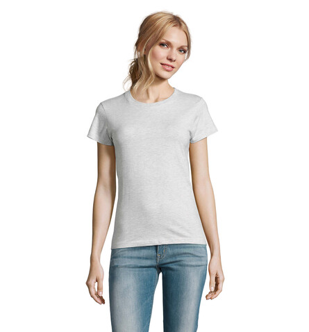 IMPERIAL WOMEN T-Shirt 190g - Ash bedrucken, Art.-Nr. S11502-AS-XL IMPERIAL WOMEN T-Shirt 190g - Ash bedrucken, Art.-Nr. S11502-AS-XL