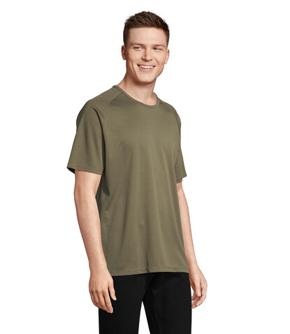 SPORTY MEN T-Shirt - Army bedrucken, Art.-Nr. S11939-AR-L SPORTY MEN T-Shirt - Army bedrucken, Art.-Nr. S11939-AR-L