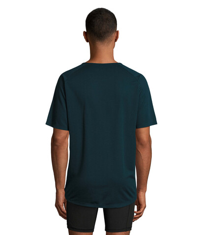 SPORTY MEN T-Shirt - Petroleum Blau bedrucken, Art.-Nr. S11939-PB-L