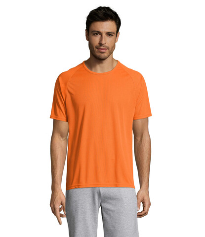 SPORTY MEN T-Shirt - Orange bedrucken, Art.-Nr. S11939-OR-XXL SPORTY MEN T-Shirt - Orange bedrucken, Art.-Nr. S11939-OR-XXL