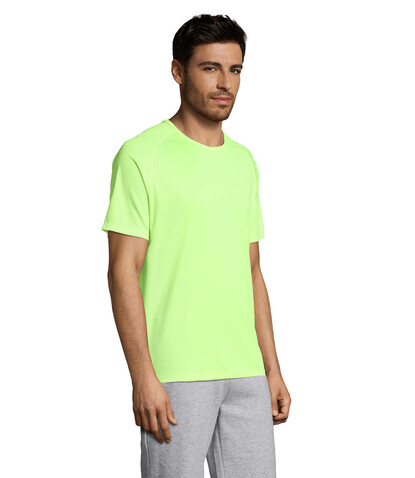 SPORTY MEN T-Shirt - Neon Yellow bedrucken, Art.-Nr. S11939-NE-XXL SPORTY MEN T-Shirt - Neon Yellow bedrucken, Art.-Nr. S11939-NE-XXL