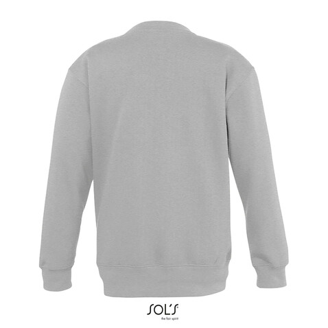 NEW SUPREME KINDER 280g - Graue Melange bedrucken, Art.-Nr. S13249-GM-4XL
