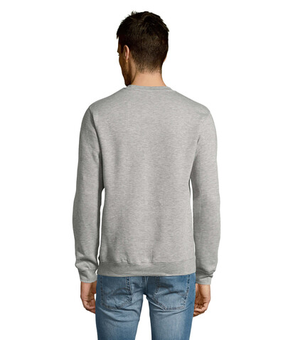 NEW SUPREME SWEATER 280g - Graue Melange bedrucken, Art.-Nr. S13250-GM-L