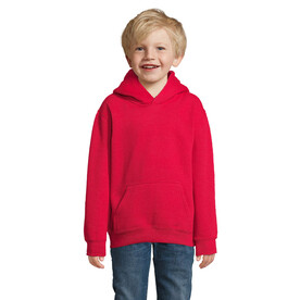 SLAM KIDS Hoodie - Red bedrucken, Art.-Nr. S13255-RD-4XL