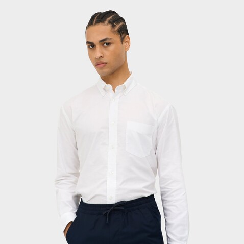 BOSTON OXFORD MEN'S SHIRT - White bedrucken, Art.-Nr. S16000-WH-L BOSTON OXFORD MEN'S SHIRT - White bedrucken, Art.-Nr. S16000-WH-L