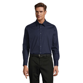 BRIGHTON herren shirt 140g - Dark Blue bedrucken, Art.-Nr. S17000-EF-XXL
