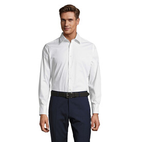 BRIGHTON herren shirt 140g - White bedrucken, Art.-Nr. S17000-WH-L