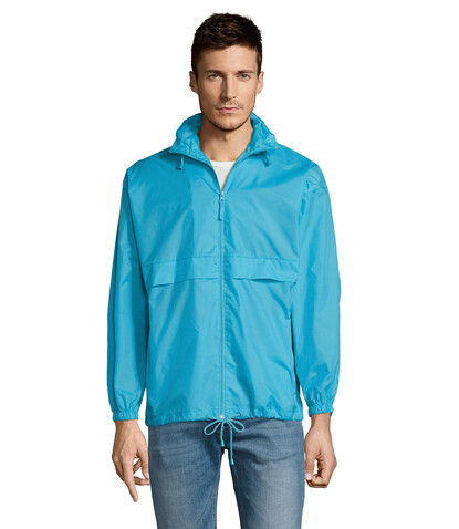 SURF Unisex Windbreaker - Atoll-Blau bedrucken, Art.-Nr. S32000-AL-L SURF Unisex Windbreaker - Atoll-Blau bedrucken, Art.-Nr. S32000-AL-L