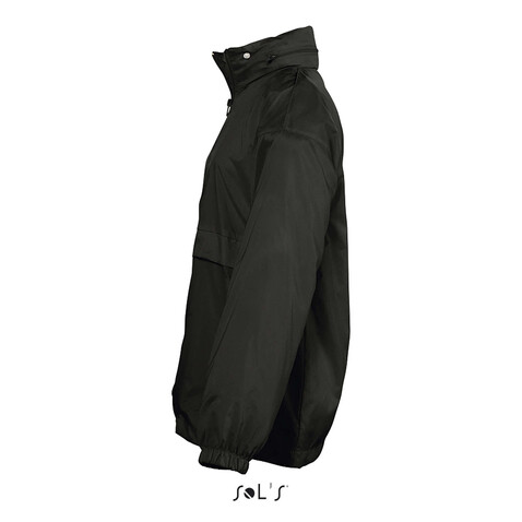 SURF KIDS WINDBREAKER 210g - Schwarz bedrucken, Art.-Nr. S32300-BK-3XL