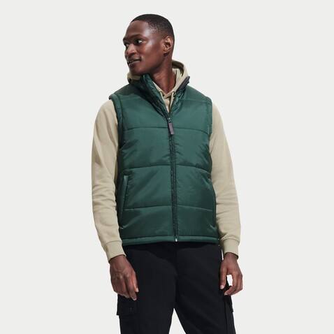 WARM MEN Bodywarmer - Forest Green bedrucken, Art.-Nr. S44002-FG-S