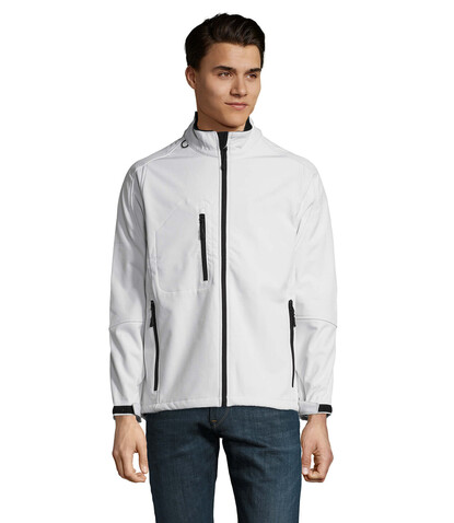 RELAX HERREN JACKE 340g - White bedrucken, Art.-Nr. S46600-WH-XXL RELAX HERREN JACKE 340g - White bedrucken, Art.-Nr. S46600-WH-XXL