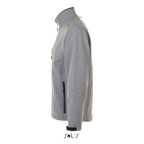RELAX HERREN JACKE 340g - Graue Melange bedrucken, Art.-Nr. S46600-GM-M RELAX HERREN JACKE 340g - Graue Melange bedrucken, Art.-Nr. S46600-GM-M