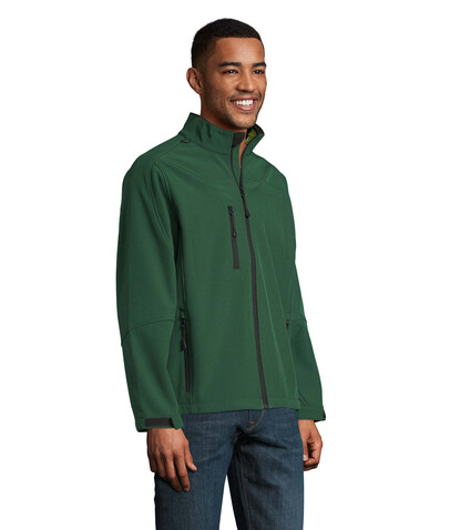 RELAX HERREN JACKE 340g - Bottle Green bedrucken, Art.-Nr. S46600-BO-3XL