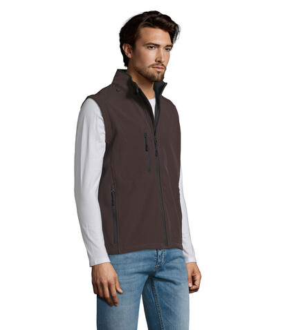 RALLYE MEN SOFTSHELL JACKET - Dark Chocolate bedrucken, Art.-Nr. S46601-DC-L RALLYE MEN SOFTSHELL JACKET - Dark Chocolate bedrucken, Art.-Nr. S46601-DC-L