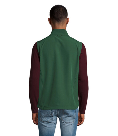 RALLYE MEN SOFTSHELL JACKET - Bottle Green bedrucken, Art.-Nr. S46601-BO-S