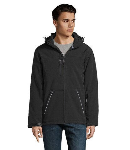 ROCK MEN WINTER SOFTSHELL - Schwarz bedrucken, Art.-Nr. S46604-BK-XXL ROCK MEN WINTER SOFTSHELL - Schwarz bedrucken, Art.-Nr. S46604-BK-XXL