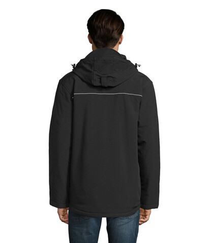 ROCK MEN WINTER SOFTSHELL - Schwarz bedrucken, Art.-Nr. S46604-BK-XXL ROCK MEN WINTER SOFTSHELL - Schwarz bedrucken, Art.-Nr. S46604-BK-XXL