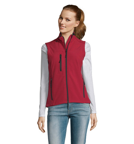 RALLYE WOMEN SOFTSHELL - Pepper Red bedrucken, Art.-Nr. S46801-PE-M