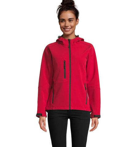 REPLAY Damen Jacke 340g - Pepper Red bedrucken, Art.-Nr. S46802-PE-L