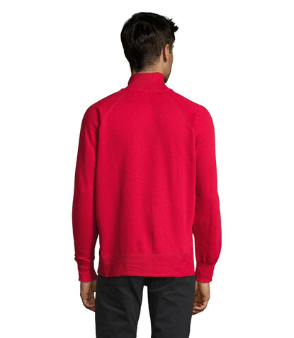 SUNDAE MEN ZIPPED JACKET - Red bedrucken, Art.-Nr. S47200-RD-XL